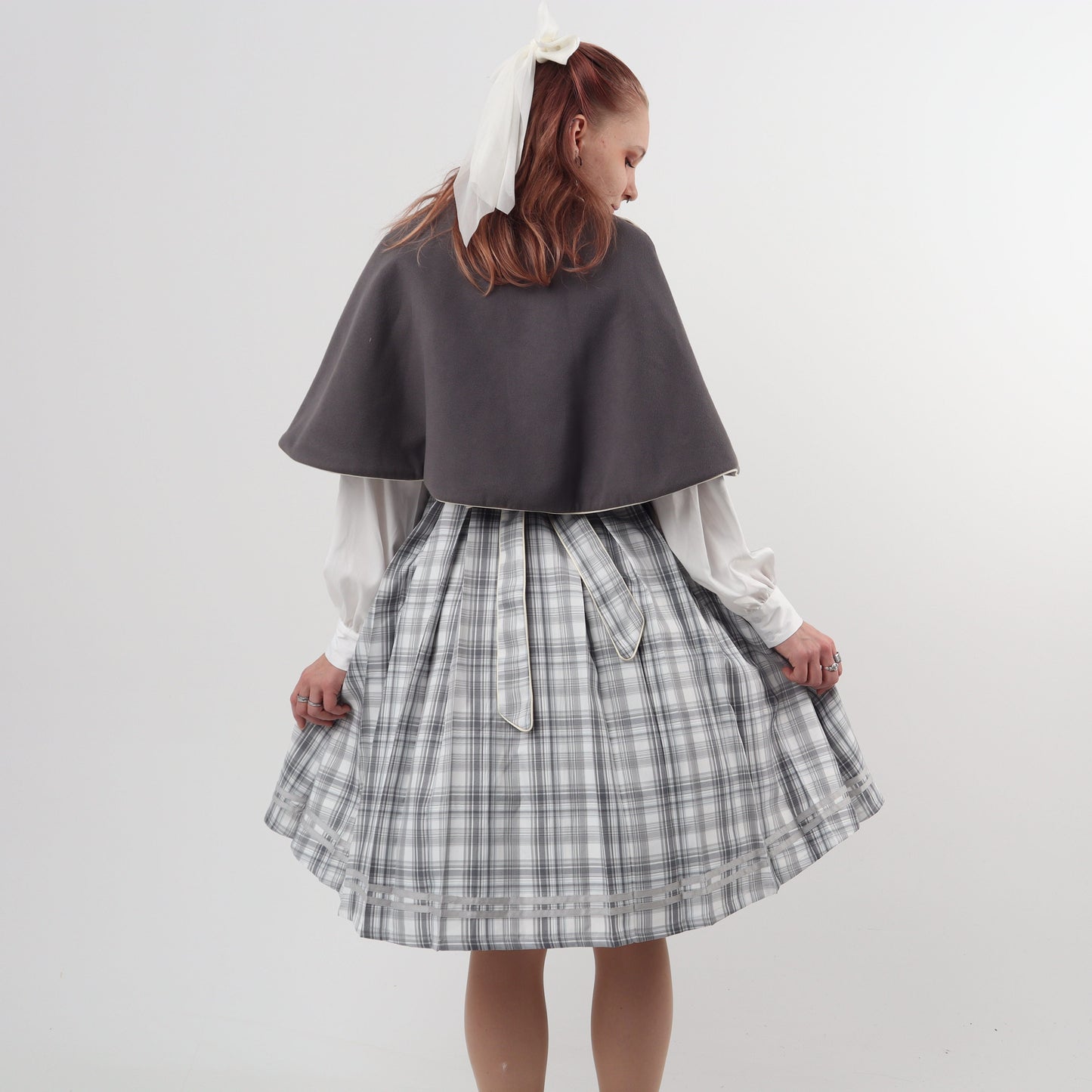 The christian school dress with cape