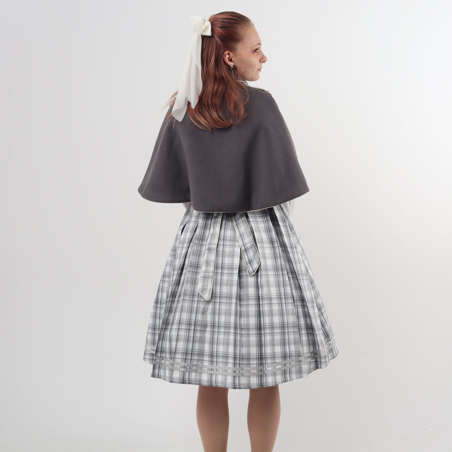 The christian school dress with cape