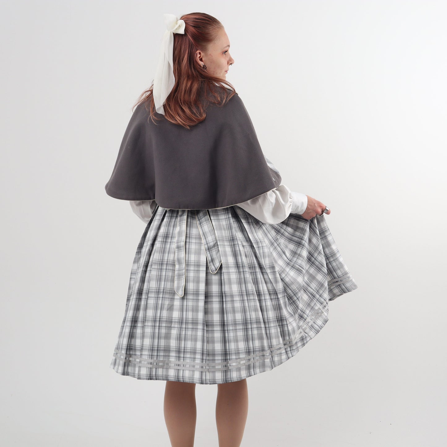 The christian school dress with cape