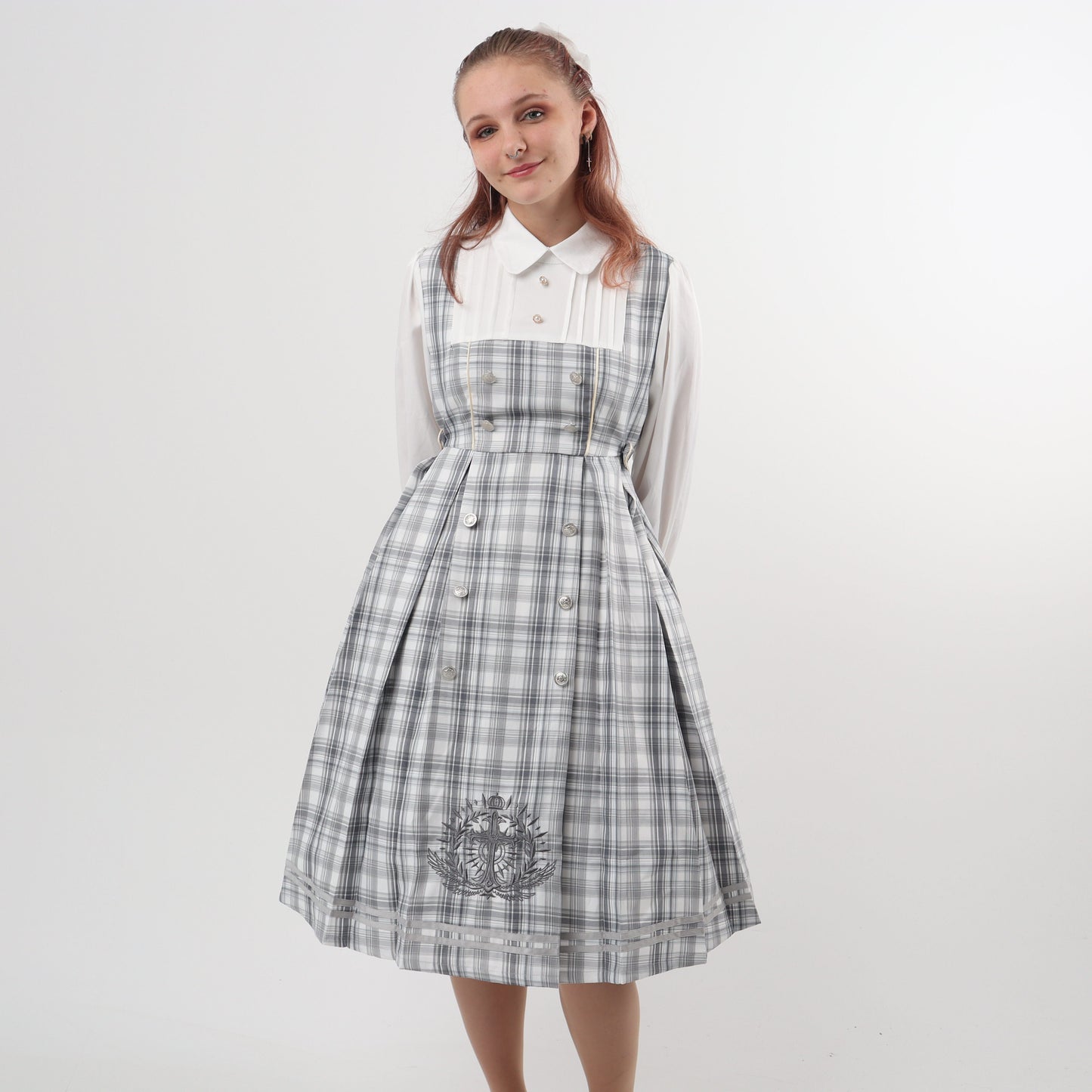 The christian school dress with cape