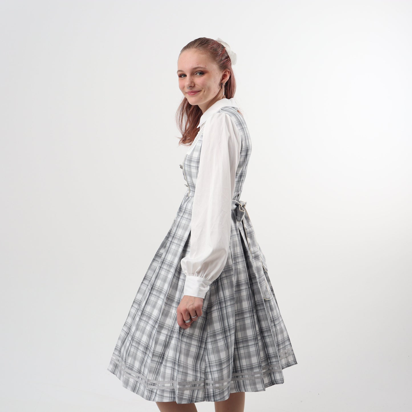 The christian school dress with cape